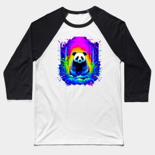 Panda Bear in Bamboo Forest Baseball T-Shirt